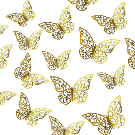 Party Propz Golden Butterfly Decoration