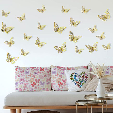 Party Propz Golden Butterfly Decoration