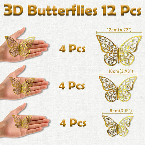 Party Propz Golden Butterfly Decoration