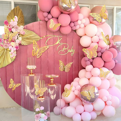 Party Propz Golden Butterfly Decoration