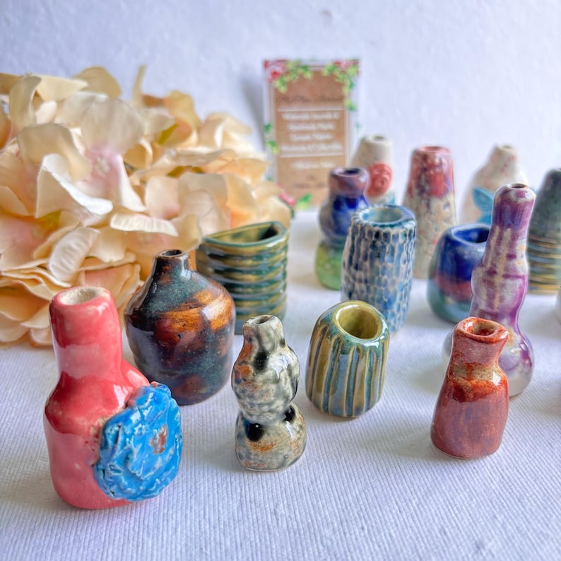 🌿 Fridge Magnet – Small Pot Flower Decoration (PACK RANDOM OF 6)