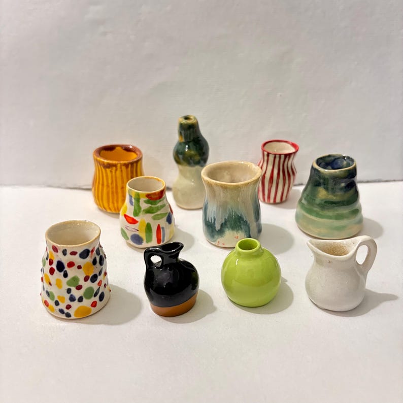 🌿 Fridge Magnet – Small Pot Flower Decoration (PACK RANDOM OF 6)